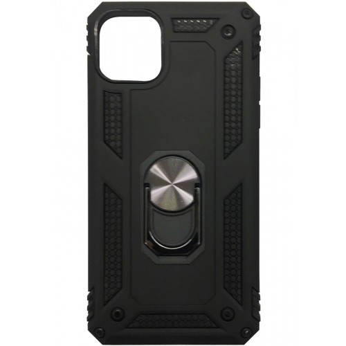iPhone 13 Pro Max/iPhone 12 Pro 2in1 Ring Case Black